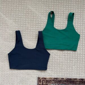 JoyLab Navy and Green Sports Bras